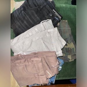 Woman American eagle jeans